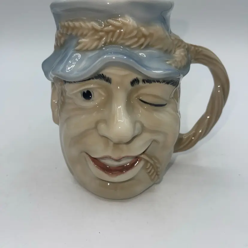 Royal Doulton D6780 John Barleycorn Tankard Toby Jug Mug American Express 1987

This mug is 5 1/4 inches tall. They’re gonna have chips cracks or damage on the bottom. It says John Barleycorn tankard D6780 specially commissioned by American Express modeled by Stanley James Taylor 1987 Royal DOULTON.

This is one of multiple tankard that I am listing.

Thank you for looking