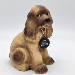 Vtg Bank Promo Cocker Spaniel, Dated