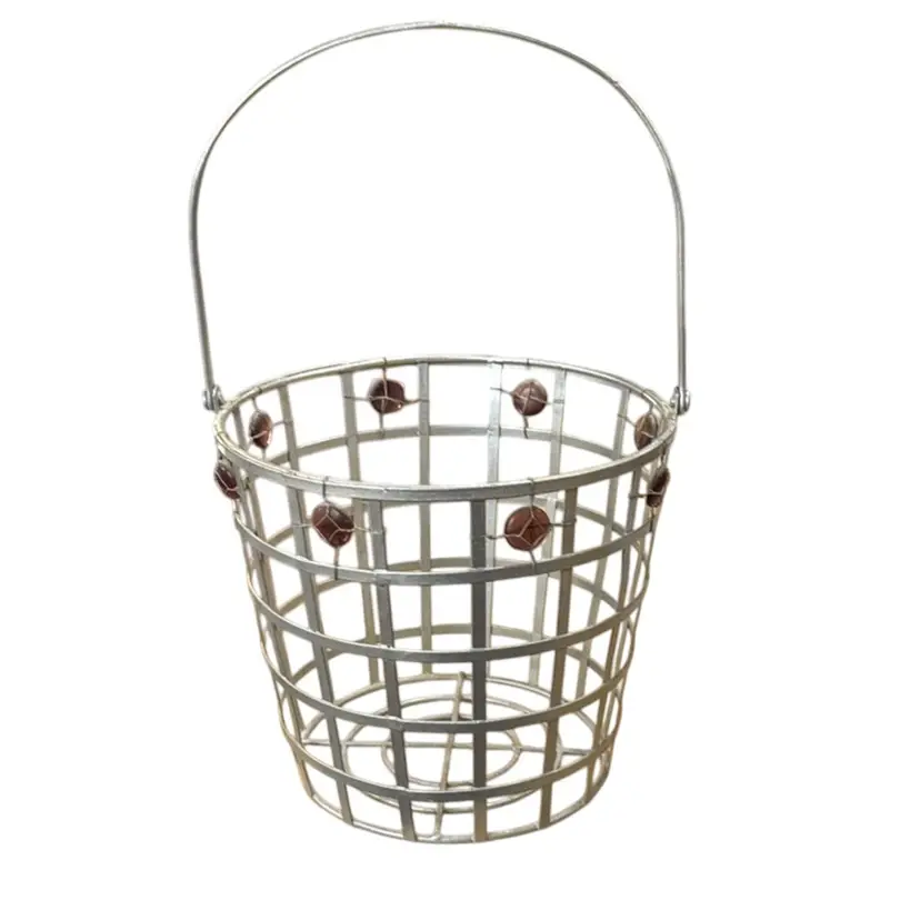 Why Are Basket With Purple Glass Beads