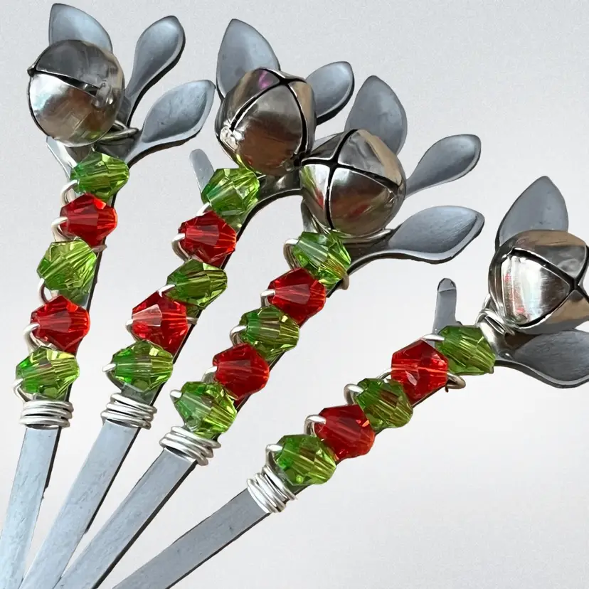 The Grinch Colorway Decorated Spoons Set Of 4