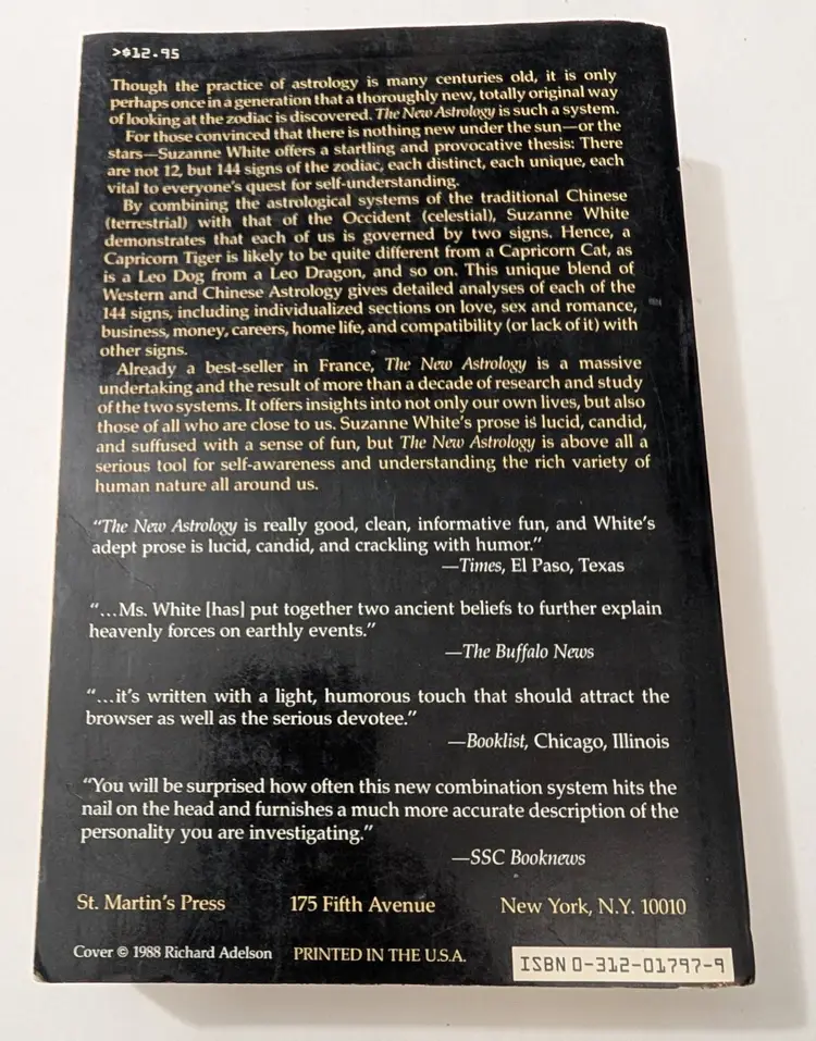 The New Astrology: A Unique Synthesis of The Worlds Two Great Astrological Systems The Chinese And Western