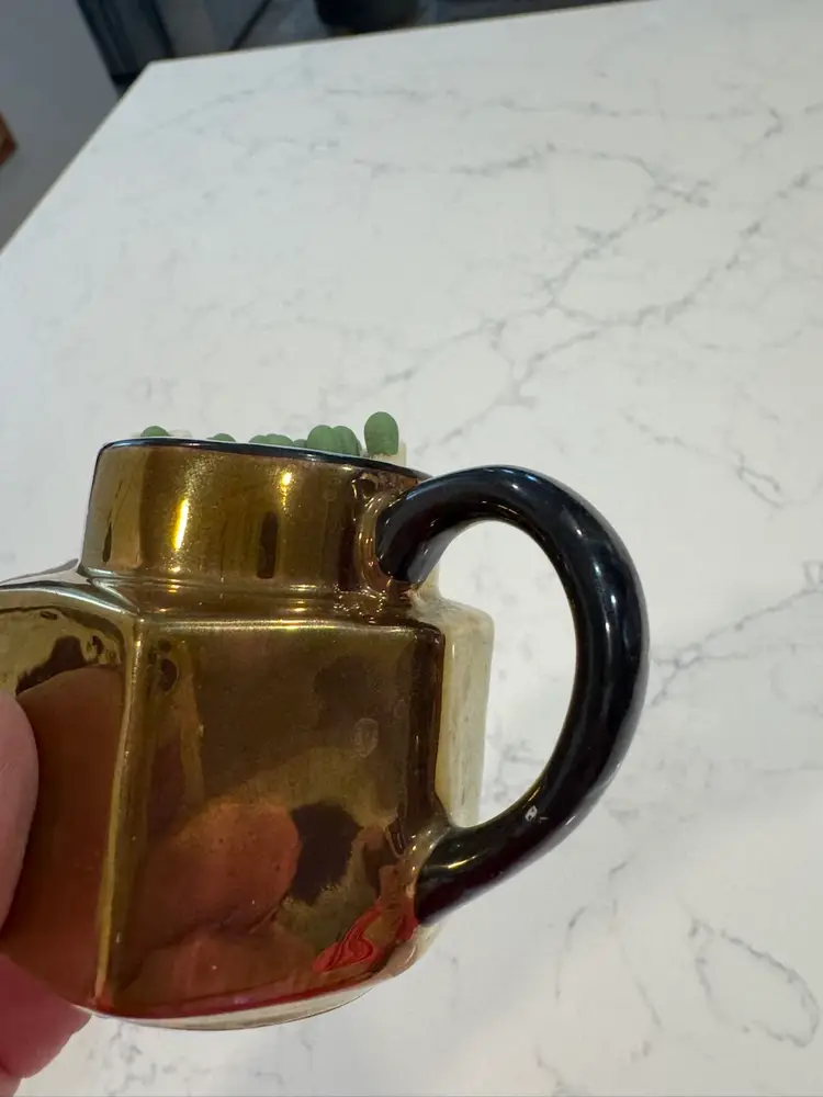 Small Gold Color Pitcher