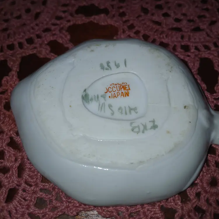 2-5 Vintage dated 1951 Occupied Japan strawberry trinket dish