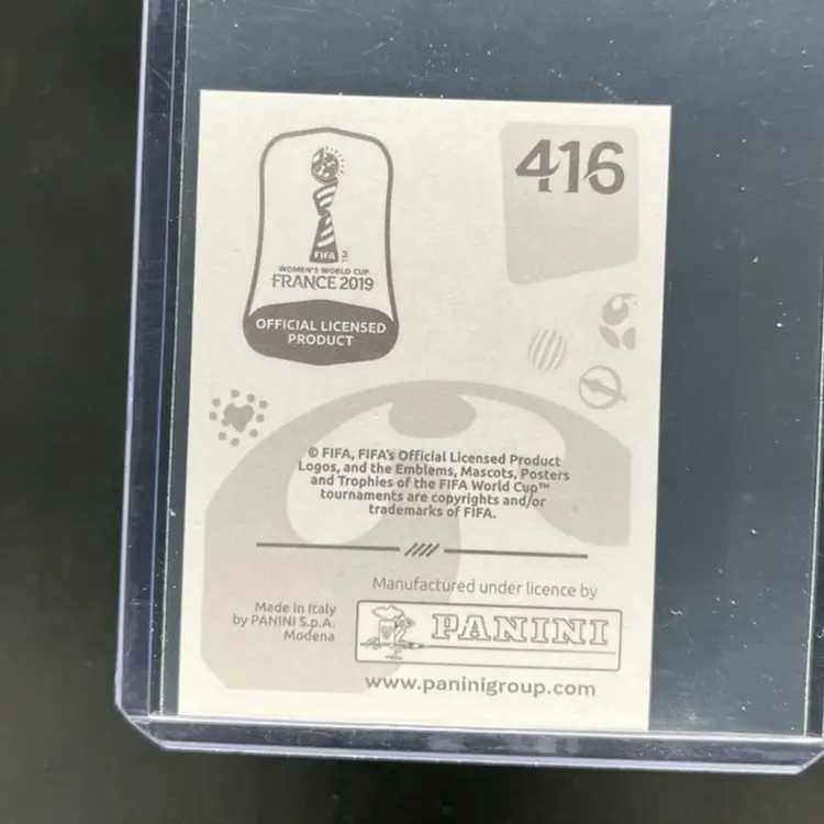 Sam Mewis 2019 Panini Women’s World Cup Sticker USA Soccer Card