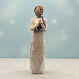 Willow Tree Hero Military Widow USA Flag 4th Of July Patriotic Demdaco Figurine