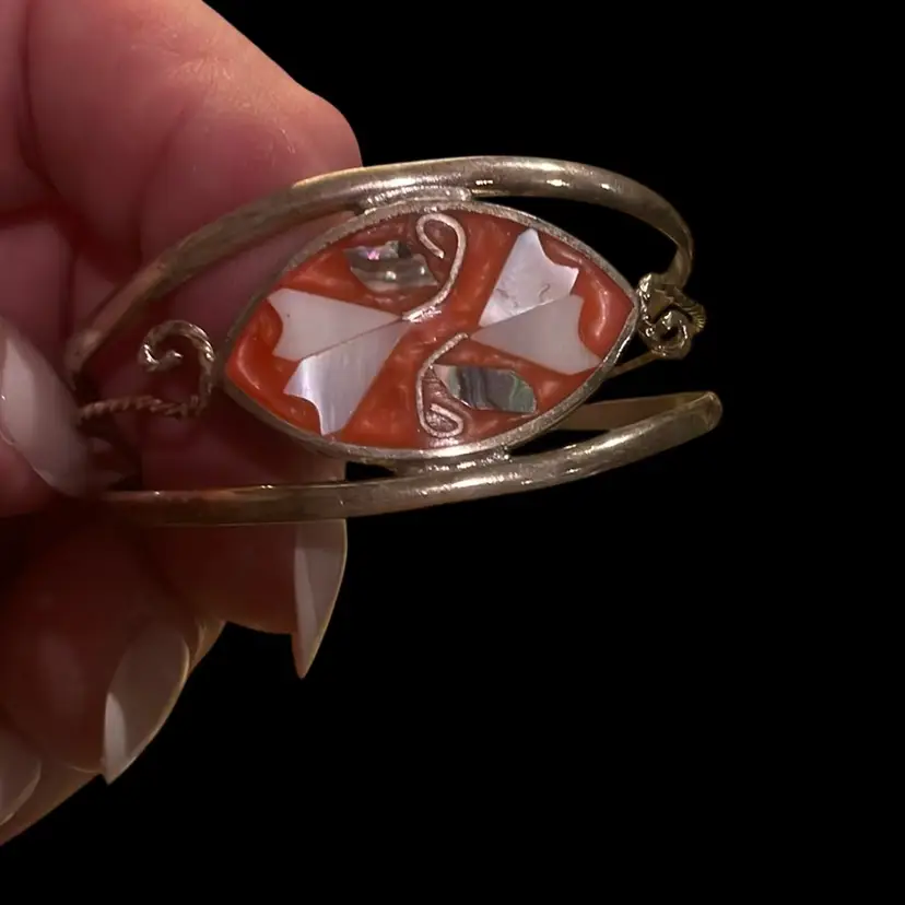 Alpaca Mexico Cuff Bracelet