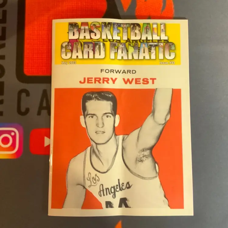 Basketball Card Fanatics Magazine May 2023 Issue #33 Jerry West Los Angeles Lakers 