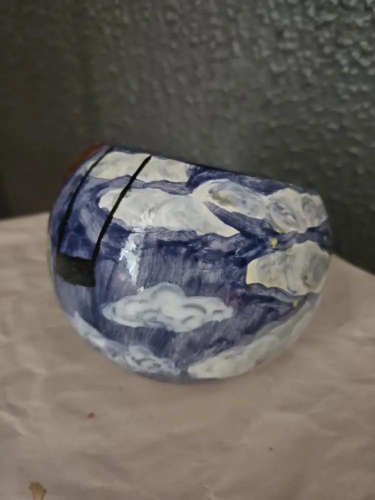 Handmade 4x4 Ceramic Catch All Bowl / Sponge Holder INV#3