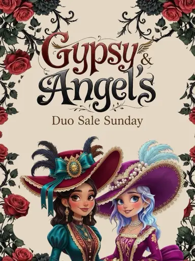 Gypsy & Angel - Sunday April 19th Duo Sale 