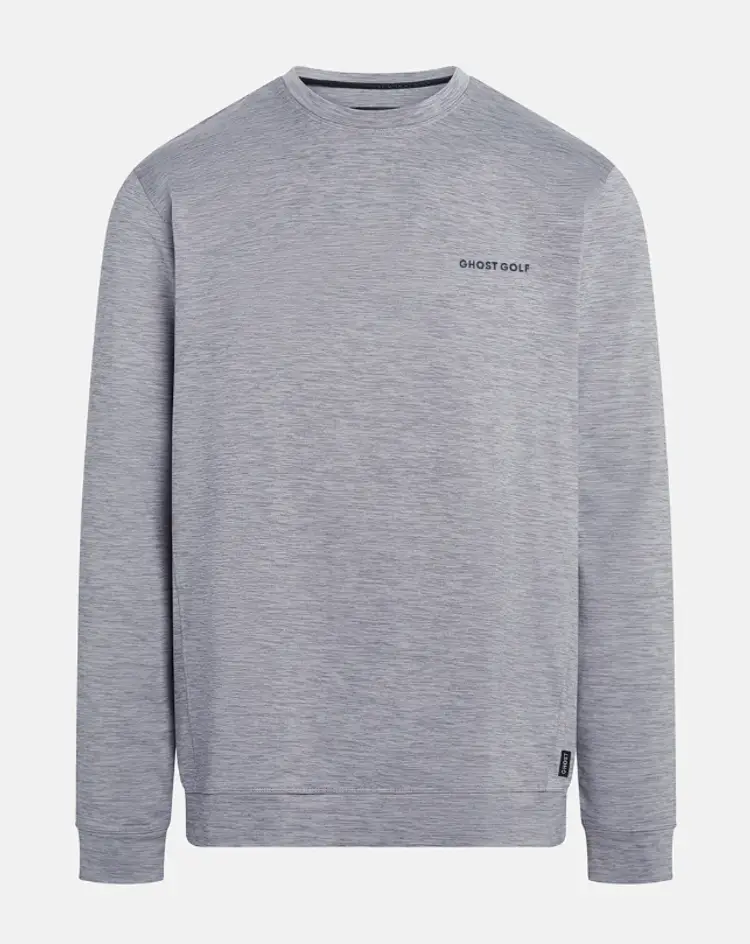 GHOST GOLF SWEATSHIRT GREY - MENS MED