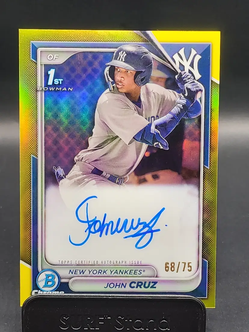 2024 Bowman Chrome John Cruz Auto /75