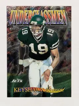 Keyshawn Johnson 1997 Topps Chrome Underclassmen #U4 Jets Bucs USC Trojans