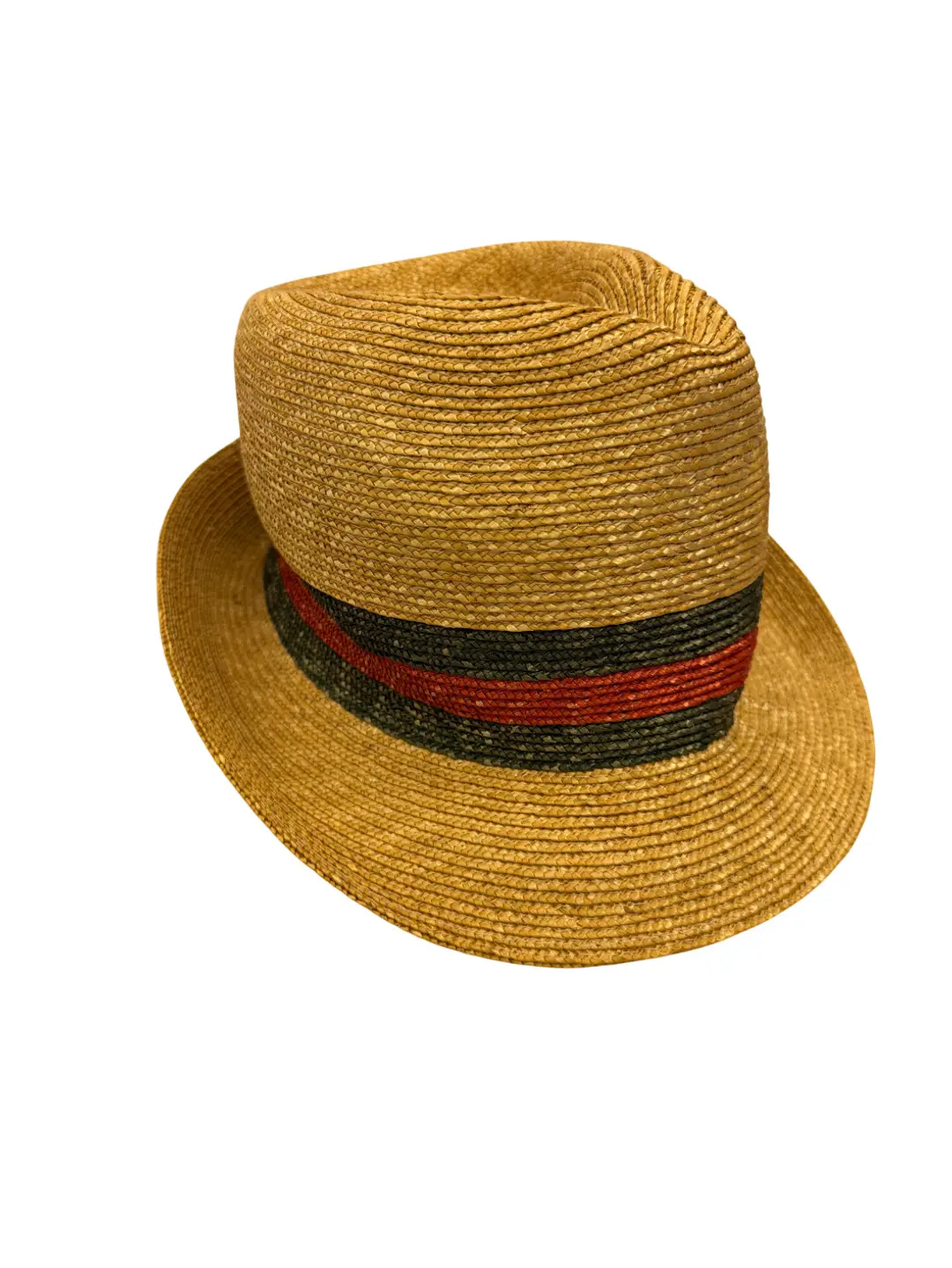 Gucci Classic stripe Straw Fedora