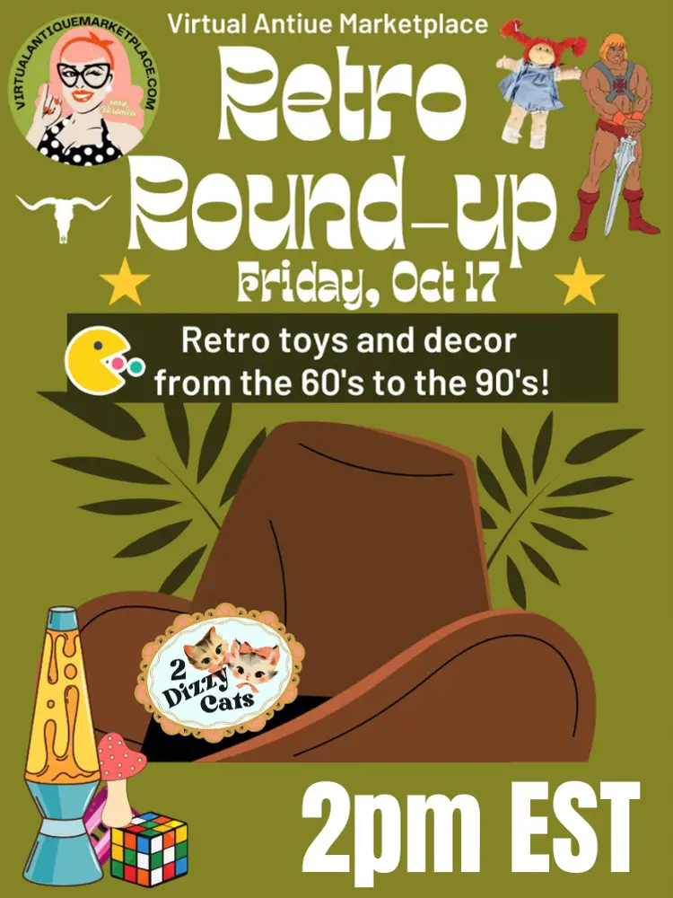 Retro Roundup with 2 Dizzy Cats