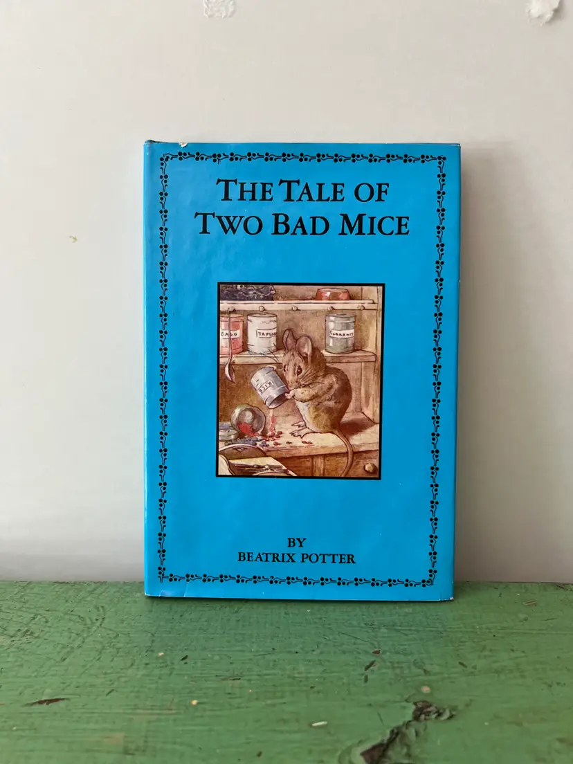 The Tale of Two Bad Mice by Beatrix Potter 1970s Hardcover with Dustjacket Avenel Books Crown Publishers