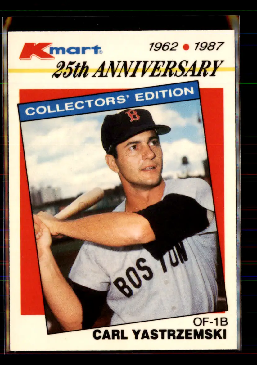 Carl Yastrzemski 1987 Topps Kmart 25th Anniversary #11 - (pk1c) - Boston Red Sox