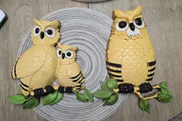 HomeCo Owl Family Wall Decor