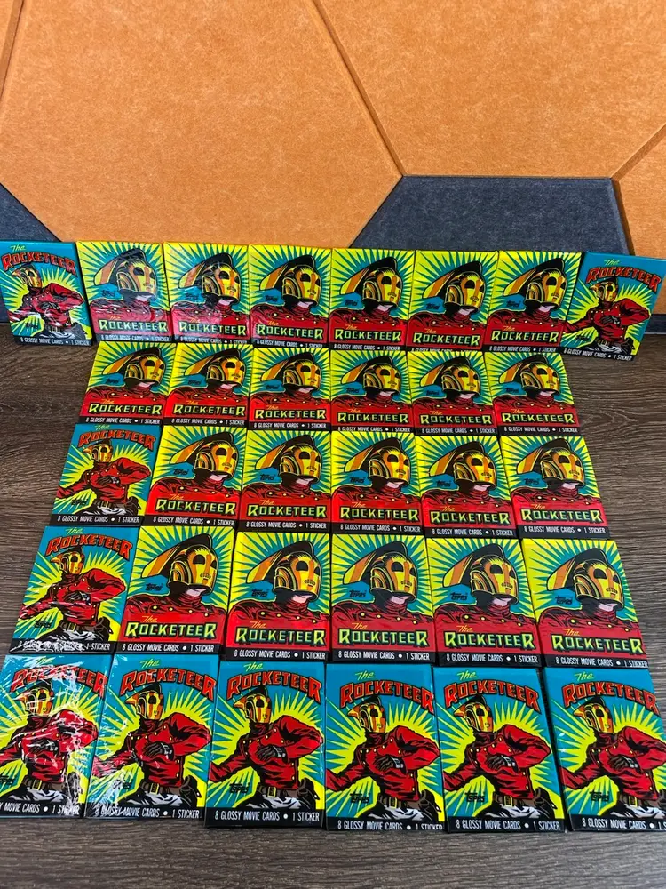 The Rocketeer Movie Cards, Topps/Walt Disney (Lot Of 32 New/sealed Packs)