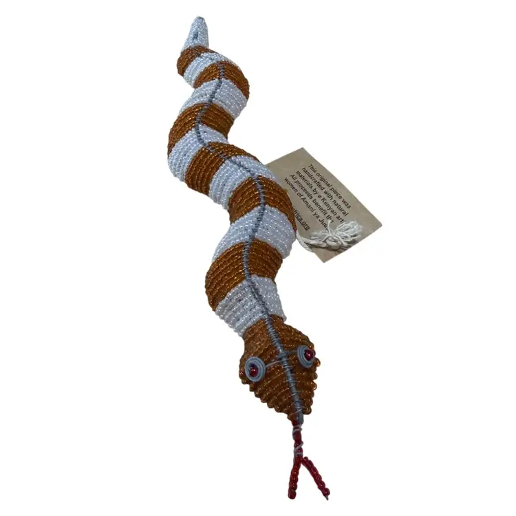 African Beaded Snake 12 Inches