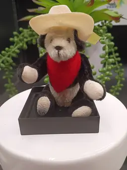 "We Three Bears" Miniature Attic Treasures by Sherrie Dodson 1992 Panda Bandit