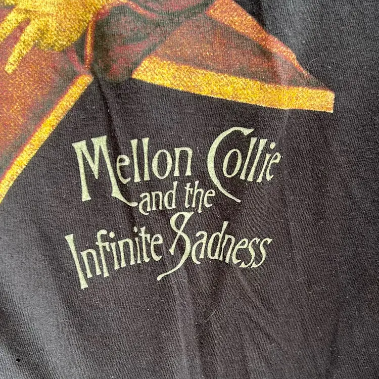 The Smashing Pumpkins, Mellon Collie And The Infinite Sadness, Black T-Shirt Size Large