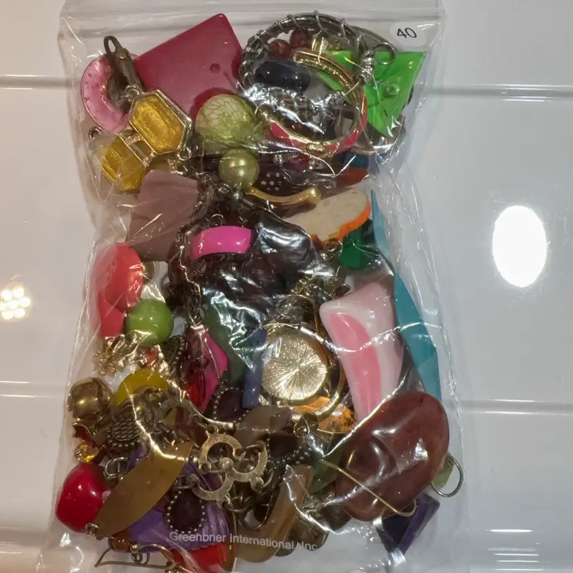 Single Earring Craft Lot 40