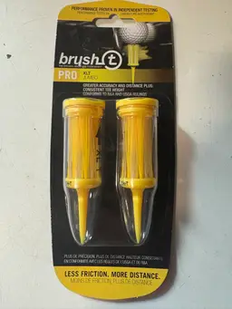 Brush T Golf Tee