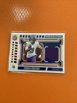 2024 Panini Rookies & Stars “NFL AUTHENTIC” #NA-JDA Jordan Addison Patch SSP