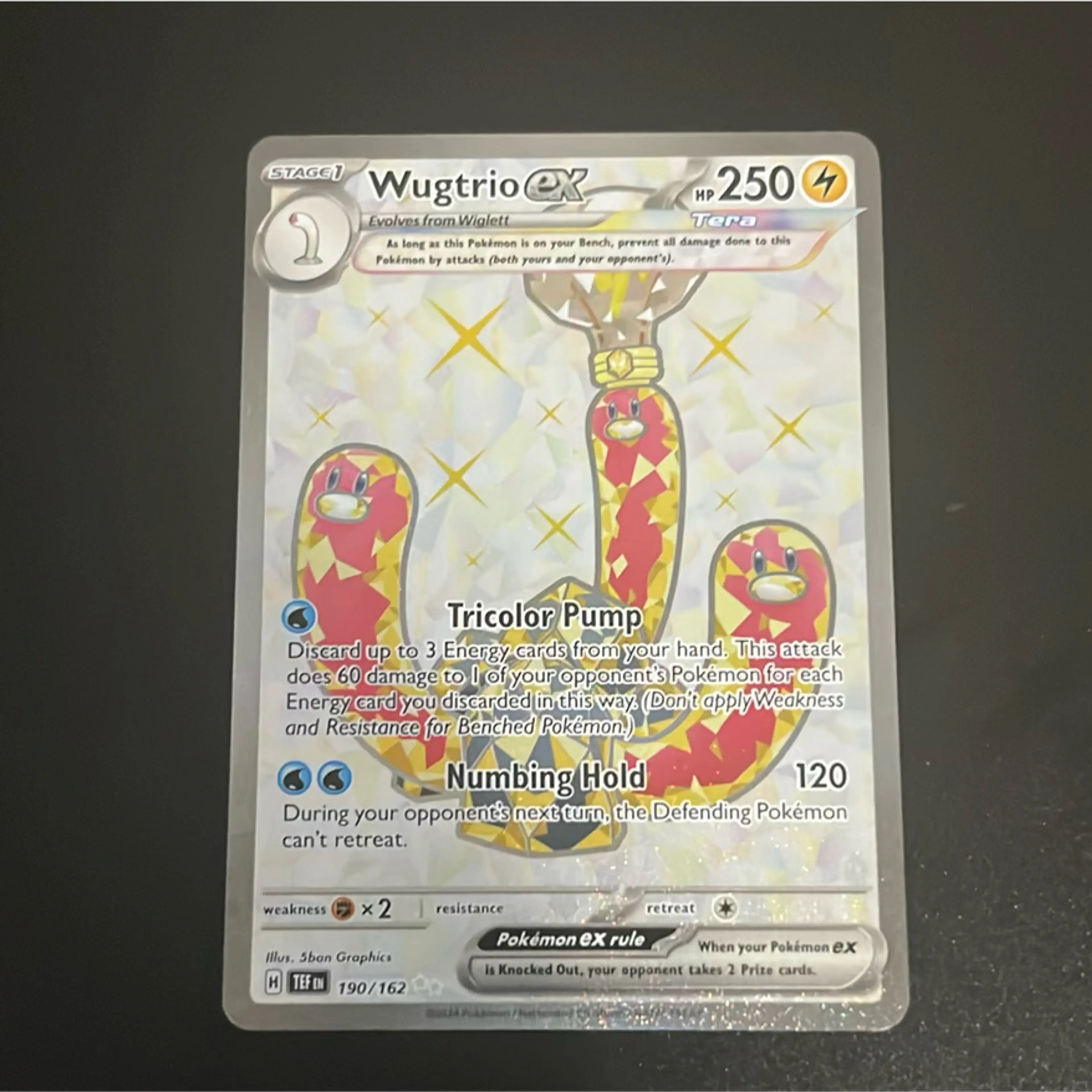 Pokémon TCG: Wugtrio ex 190/162