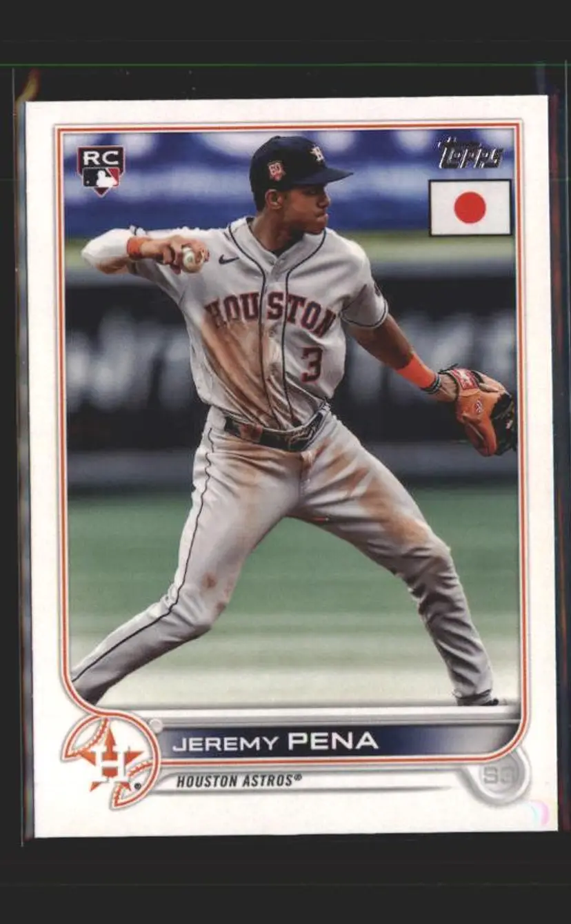 2022 Topps Japan Edition #8 Jeremy Pena - (137) - Houston Astros