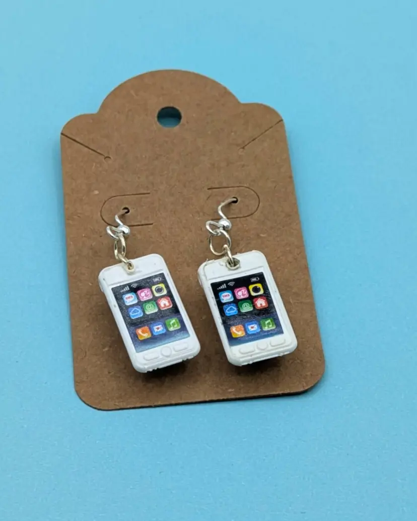 2000s Vintage Smartphone Charm Earrings