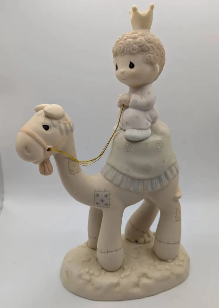 Vintage 1981 Precious Moments Christmas 3 Wisemen "They Followed The Star"