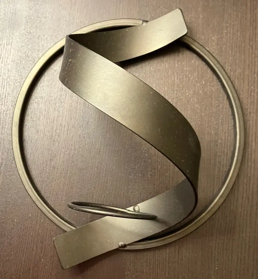 Metal Bronze Spiral Scones Set of 2