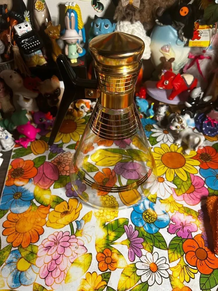 Vintage MCM Coffee Glass Carafe