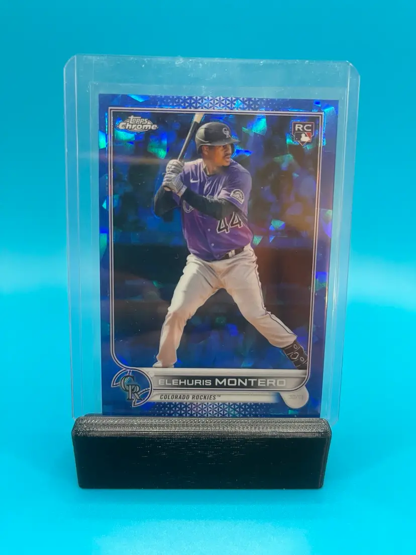 Elehuris Montero Topps Chrome Sapphire RC Colorado Rockies