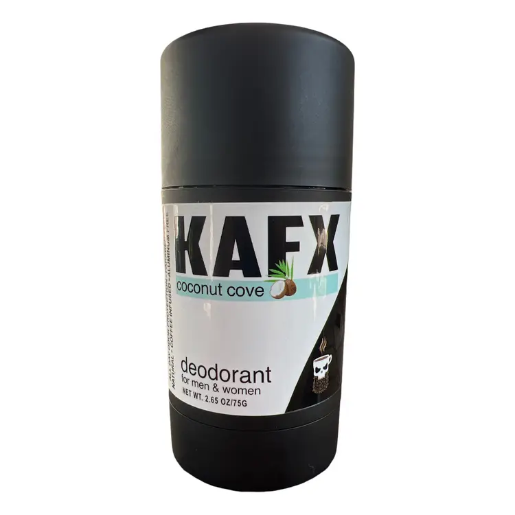 Coconut Cove KAFX Body Natural Coffee Infused Deodorant