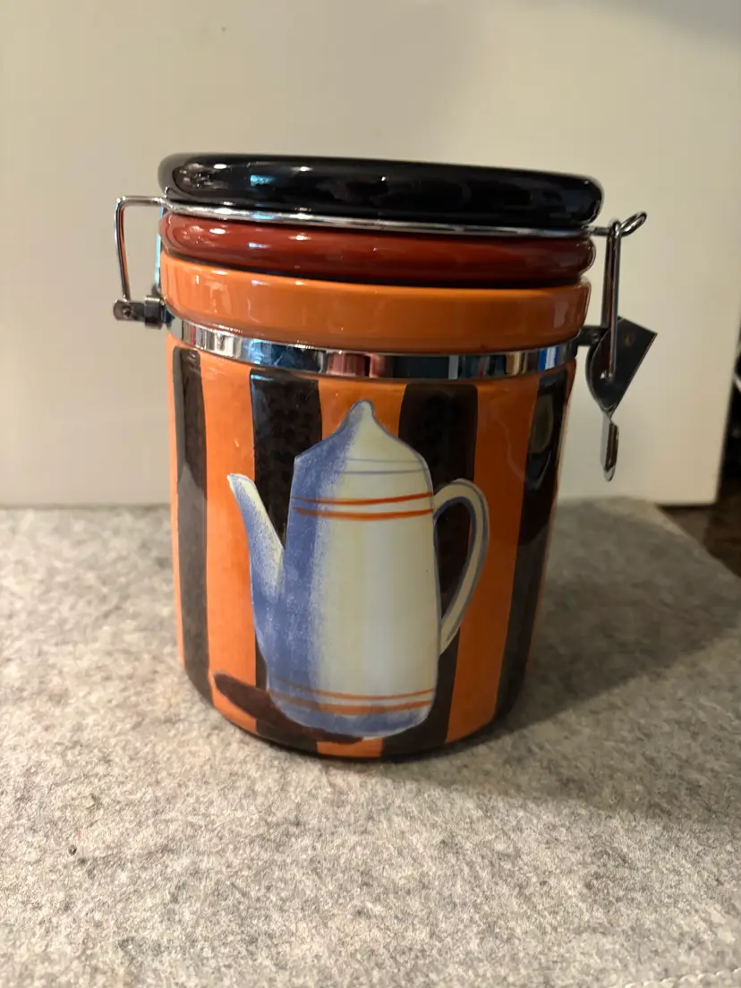 Certified International  Coffee Canister 7" x 5.5"  #2836