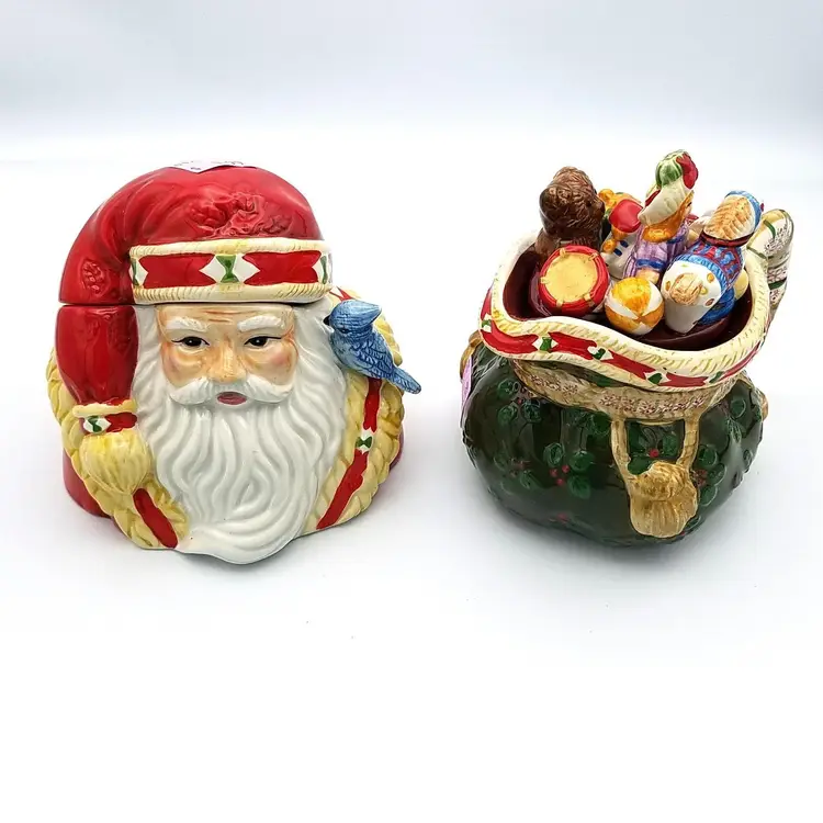 Studio Nova "Woodland Holly Santa" Creamer Set JAO15 Christmas