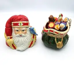 Studio Nova "Woodland Holly Santa" Creamer Set JAO15 Christmas