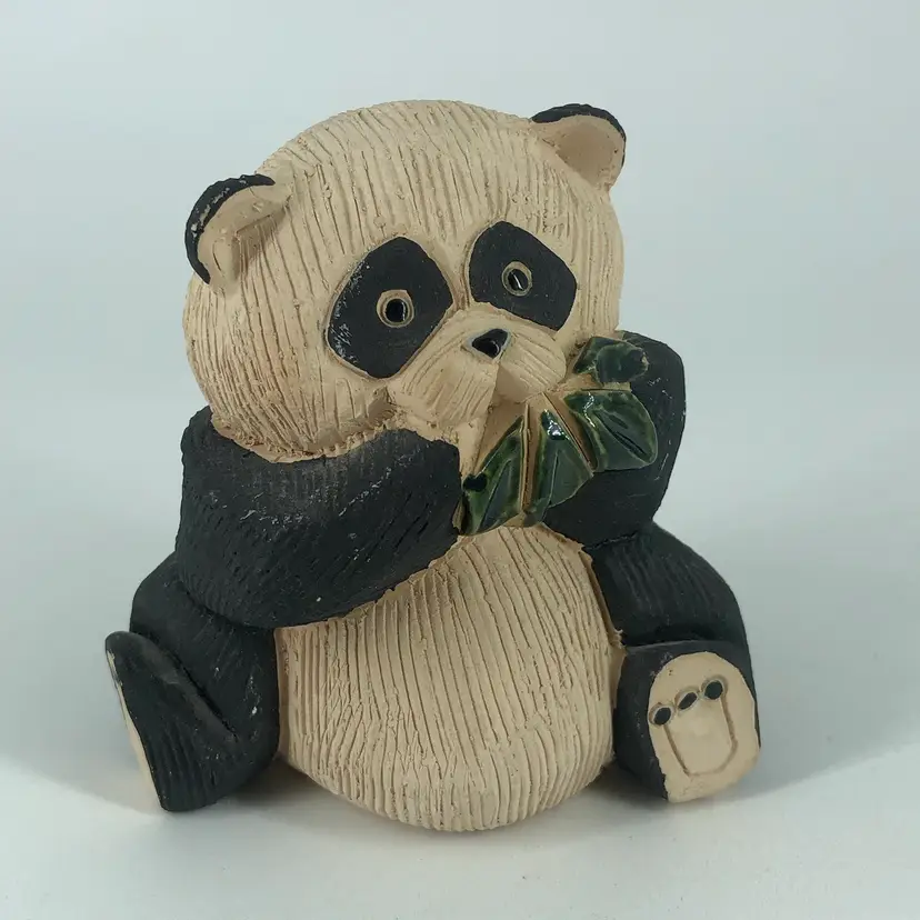 Hand-Crafted Artesania Rinconada Panda Bear Figurine