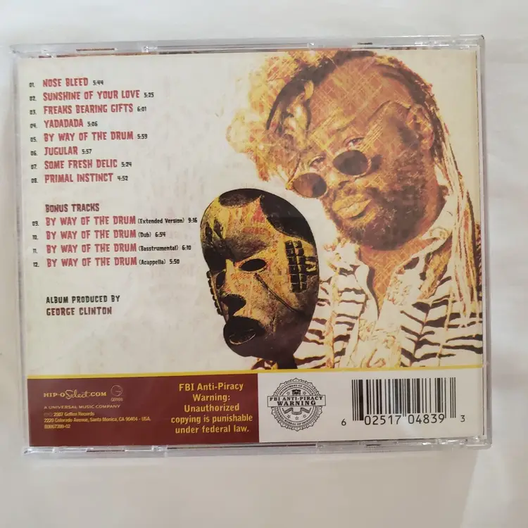 FUNKADELIC - By Way Of The Drum CD - with Extra Tracks - ok condition - rare