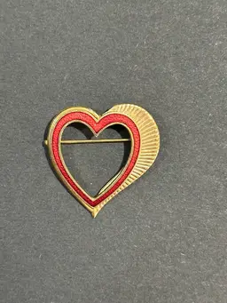 Heart Shaped Brooch
