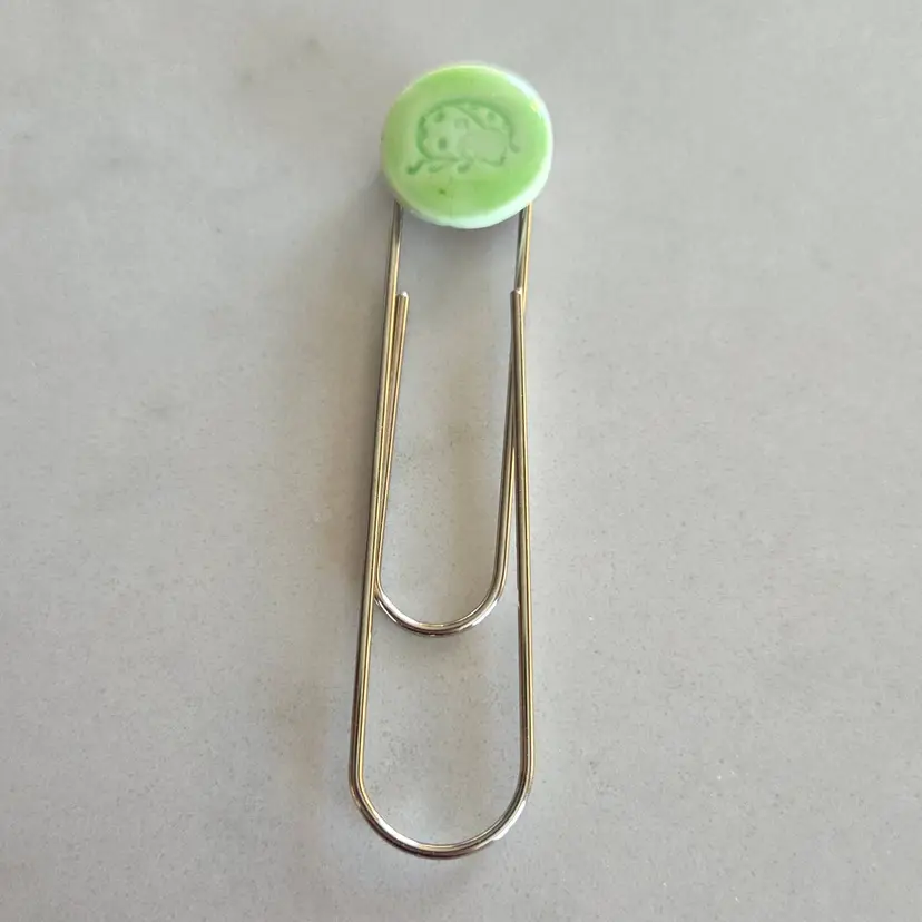 Handmade Ladybug Bookmark