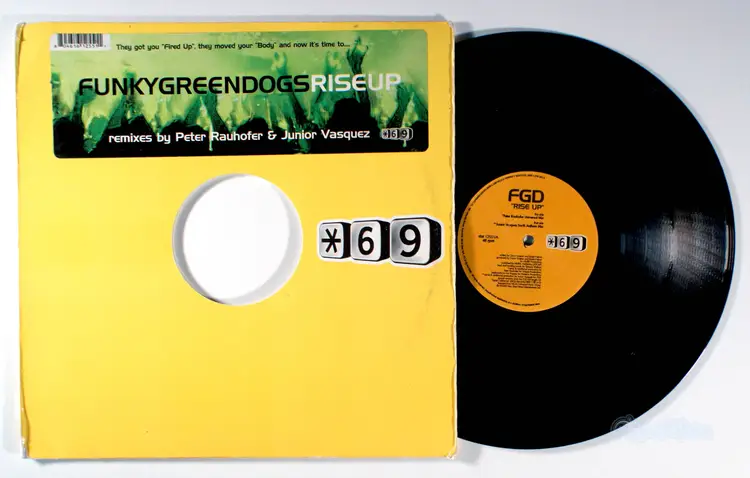 Funky Green Dogs - Rise Up (12" Single) (2002) Vinyl • Junior Vasquez Remix