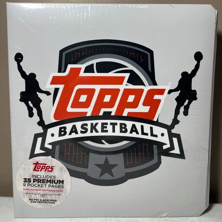 Topps Basketball Binder W/35 9-pocket Pages