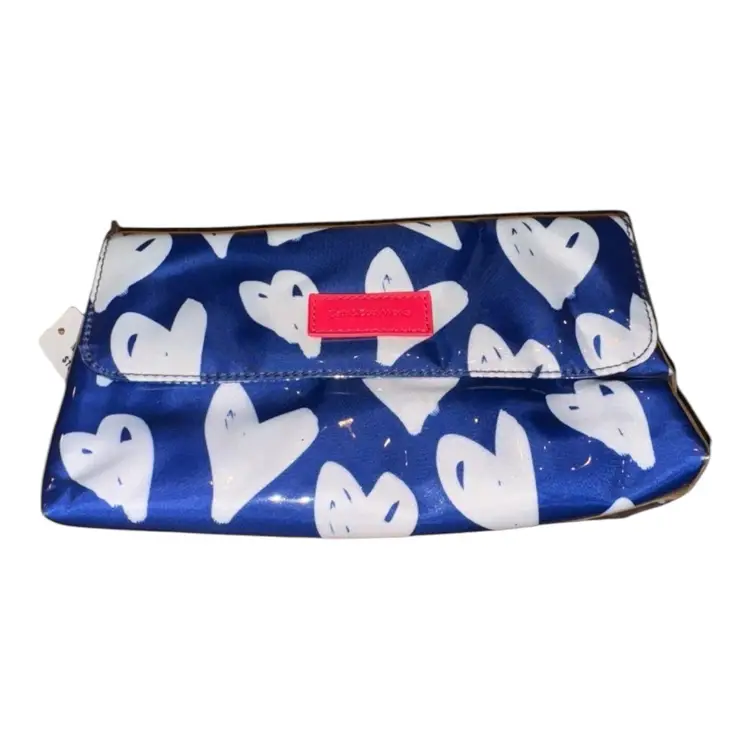 Bath & Body Works Travel Makeup Toiletry Case Double Zippered Pockets Vinyl New