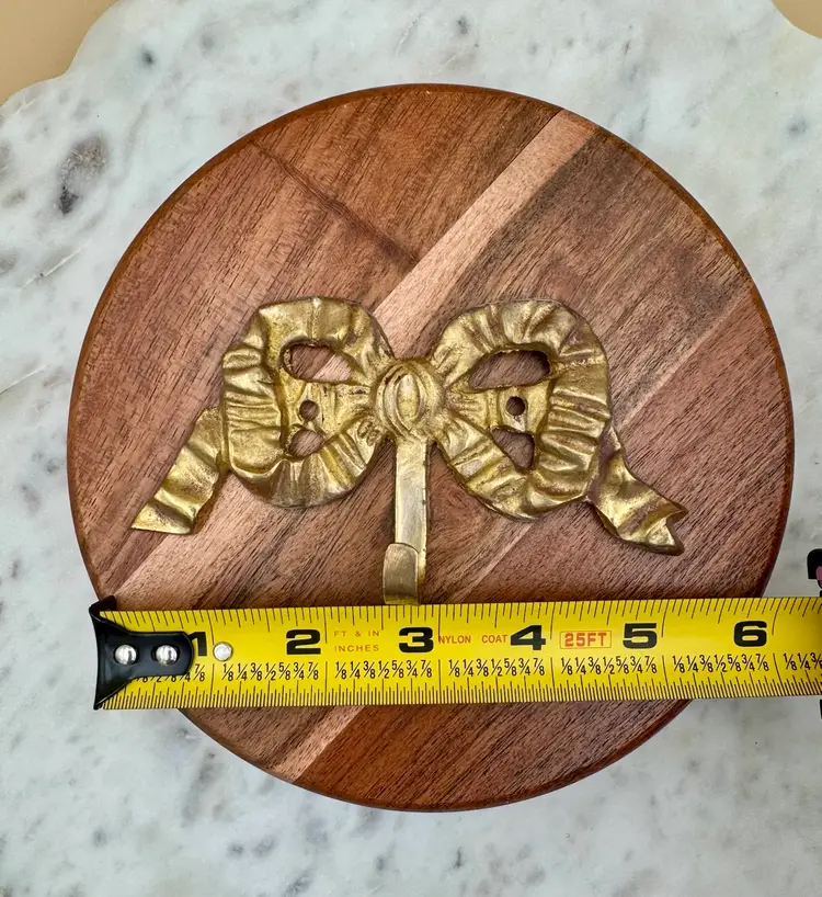 Vintage Brass Bow Hanger