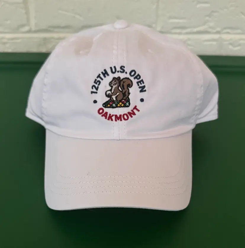 White 125th U.S. Open Oakmont Cap Ahead  USGA Adjustable Golf Hat Lightweight