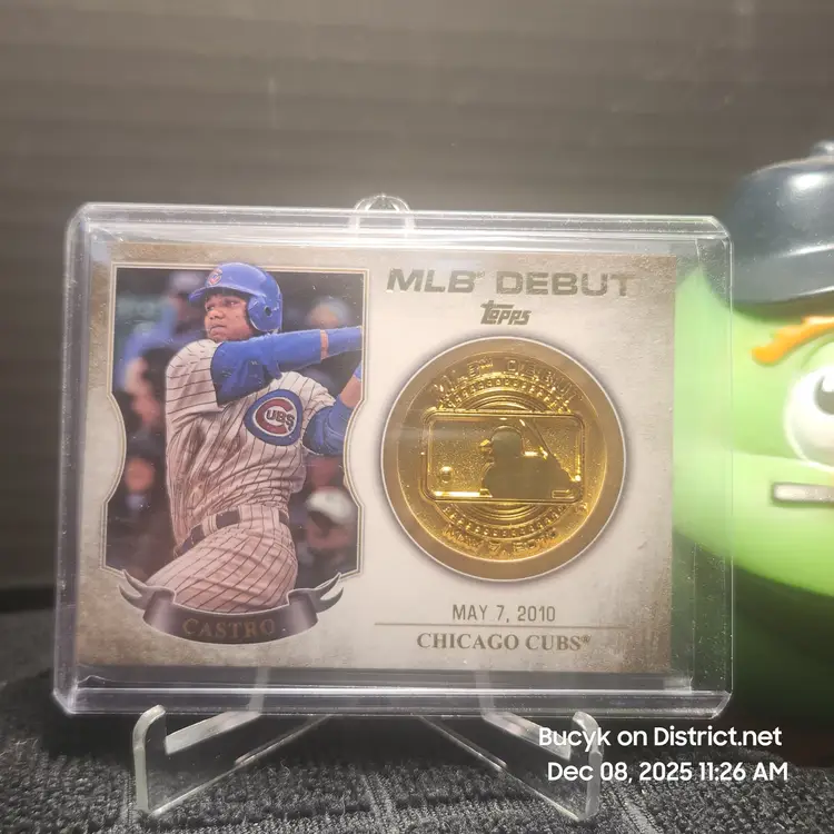 2016 Topps Series 1 Deut Medallion - Starlin Castro Chicago Cubs