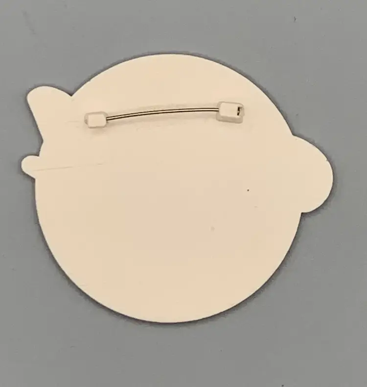 VTG Piedmont Airlines 1980s Plastic Pin 2.25” Stoffel Seals Tuckahoe, NY